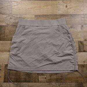 Columbia Active Skort Women’s Large Gray Omni-Shield Water-Resistant Hiking